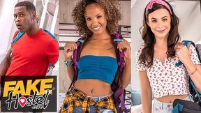 Red Hot Threesome With Dutch Ebony Babe Skinny Natural Czech Teen 18+ And Big - Romy Indy