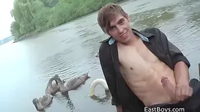 Handjob In The Rain