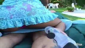 Skinny Asian MILF masseuse rides her client's huge cock