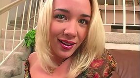 DP with slut blonde 18 girl