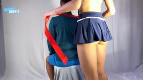 The police officer punished him and did not let him cum😍🤤