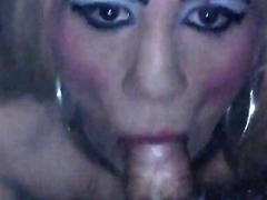 crossdresser sucks hard