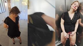 je me gode dans l ascenseur