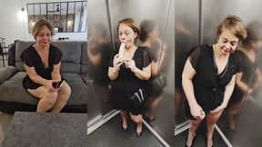 je me gode dans l ascenseur