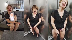 je me gode dans l ascenseur