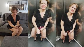 je me gode dans l ascenseur