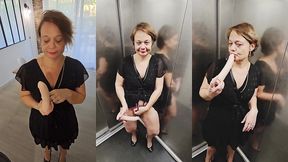 je me gode dans l ascenseur