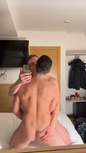 Frotting and Double Cumshots with Muscle Bro