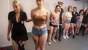 5 Girls Cuffed