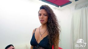 perfect latina with a big ass, hottie gave it her all and opened it all up for the guy with the big dick! - mibby