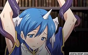 Hentai girl fucked by tentacles