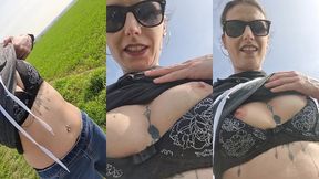 je me balade dans les champs pour profiter du soleil ... puis forcement j ai ...