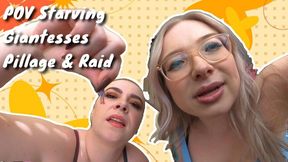 VR-360 POV Starving Giantesses Pillage and Raid