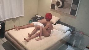 casado levou magrinha para o motel