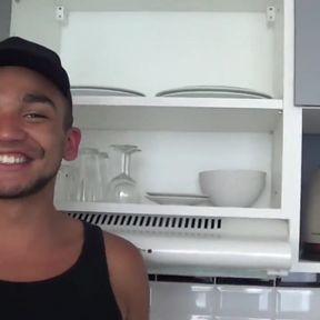 Amateur sex tape with two twinks Theo and Adrian