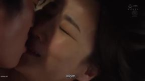 Japanese Old Mother And Boy