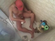 SHAVING MY BALLS AND WANKING MY DICK IN HOME - DO YOU DARE?