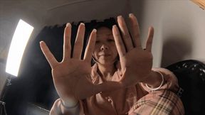 4K MARTINA shows off her fingers