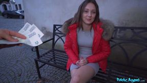 Black-Haired Vixen's Taxi Need Sparks Erotic Desire