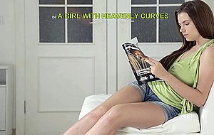 A girl with heavenly curves