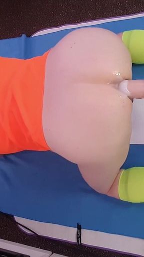 Mike Essex Getting Anal Dildo Fucked on the Machine