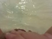 Huge piss stream and masturbation