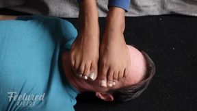 I want to warm up my feet on your face