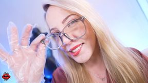 Unorthodox Sperm Deposit - Nurse BJ & Fuck Glove Fetish POV