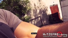 Hot Russian Blonde Outdoors public sex real public sex exposed