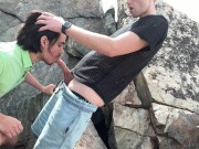 Met a Rock Climber and He Pounded My Ass Bareback With Bee Cameo