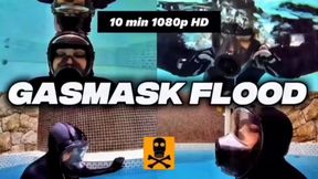 Gas Mask Flood: Underwater Breath Play & Sensory Overload