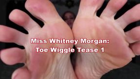 Miss Whitney Morgan: Toe Wiggle Tease