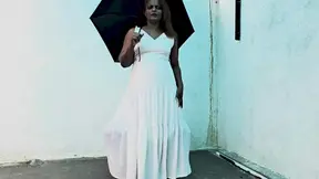 Horny Indian babe Nilmini gets her hard fuck from an unknown dude.