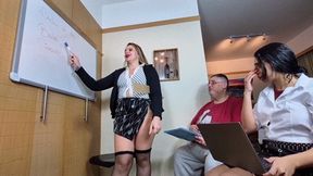 The Cruel Teacher Farting Inside the Mouth of the Malnourished Student - By Isabelita - CLIP 1