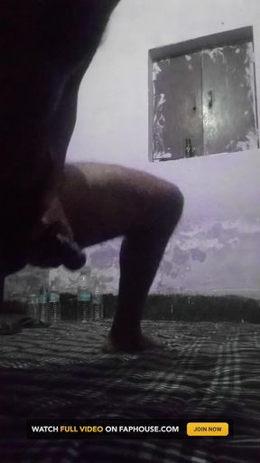 Unique Style Masturbating and Oiling My Dick and Getting Ready for Sex