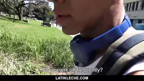 Latin - Bubble butt latin jock gets paid to suck cock