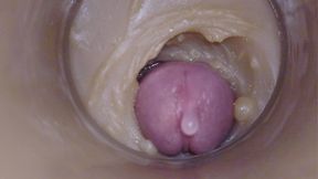Camera in Vagina, Cervix POV, &quot;Creampie&quot;ASMR 4k