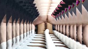 MATURE LATINA ANAL CREAMPIE has VAGINAL and ANAL SEX with her STEPBROTHER because her boyfriend left her standing!.
