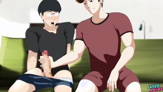 Part 2: Kaue Hunter's first time in the ass - JUICEANIME joins in on the wild ride!