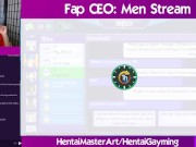 Daddy on the beach! Fap CEO Men Stream #18 W/HentaiGayming
