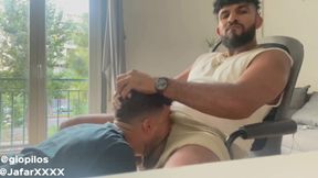 Greek Sub Being Owned by Hairy Dom