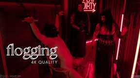 Flogging CBT Punishment in a Dark Room | Mistress Karino, Madame Grim [4K MP4]