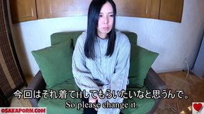 Watch OSAKAPORN, a hot Japanese MILF with a tattoo, get off with a sex toy in POV