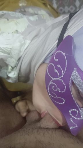 She likes blowjob after back from office