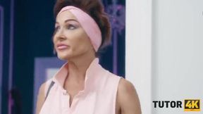 Unleashing Passion: Aubrey Black's Wild Encounter with Her Mature Tutor
