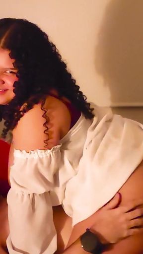 Party Outside, Threesome Inside: Selena &amp; Diana Tag-Team My Dick During Birthday Bash   Clip 2