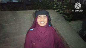 Muslim unusual grill with sister-in-law Full face full with brother-in-law