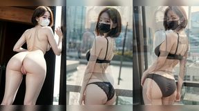 (3d animated ai-generated models) stepsister s big ass (with pussy masturbation asmr sound!)