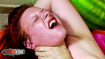 Finnish amateur chick with shaved pussy deeply fucked
