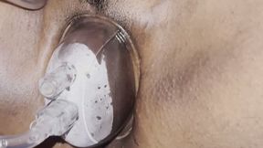 Desi Whore With A Pumped Pussy Pisses & Squirts & Fucks BWC Until It Cums